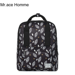 Mr.ace Homme简约手提书包女双肩包韩版百搭两用迷你旅行小背包潮