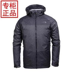 北面TheNorthFace16秋冬新品男士羽绒三合一防水透气冲锋衣 2UBN