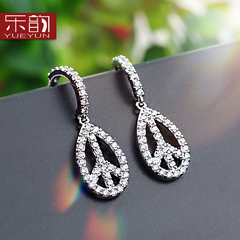 Music jewelry Korea new fashion quality simple hypoallergenic 925 fungus nails girl earrings 2605