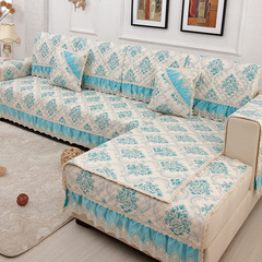 沙发垫布艺欧式沙发套罩沙发巾全盖防滑田园简约现代客厅实木四季