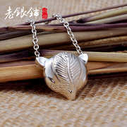 Old original personal 925 Silver necklace for men and women silver Pu Korea fashion jewelry Fox short clavicle necklace gift