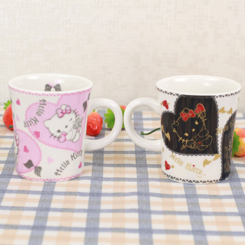 sanrio Anniversary Japanese System hello kitty Glass mug 2-color 61 Children's Day giftin the Tableware , Cup/Cups/Kettle , Cup Set/Couple of cups category - from Buy2taobao.com to provide professional Taobao agent buy service