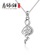 Wuyue clavicle S925 silver chain necklace old silver Pu women Korea fashion quality silver jewelry studded silver necklace ladies