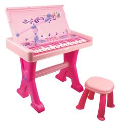 正品贝芬乐儿童书桌电子琴小钢琴音乐玩具带麦克风益智玩具可插电