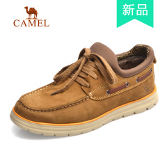 Camel/骆驼男鞋2016秋季新款休闲鞋子透气户外休闲皮鞋6W2066874