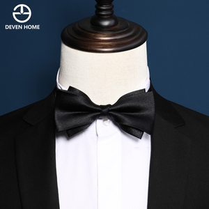 谛梵领结男结婚婚礼新郎蝴蝶结黑色韩版正装西装时尚英伦潮流伴郎