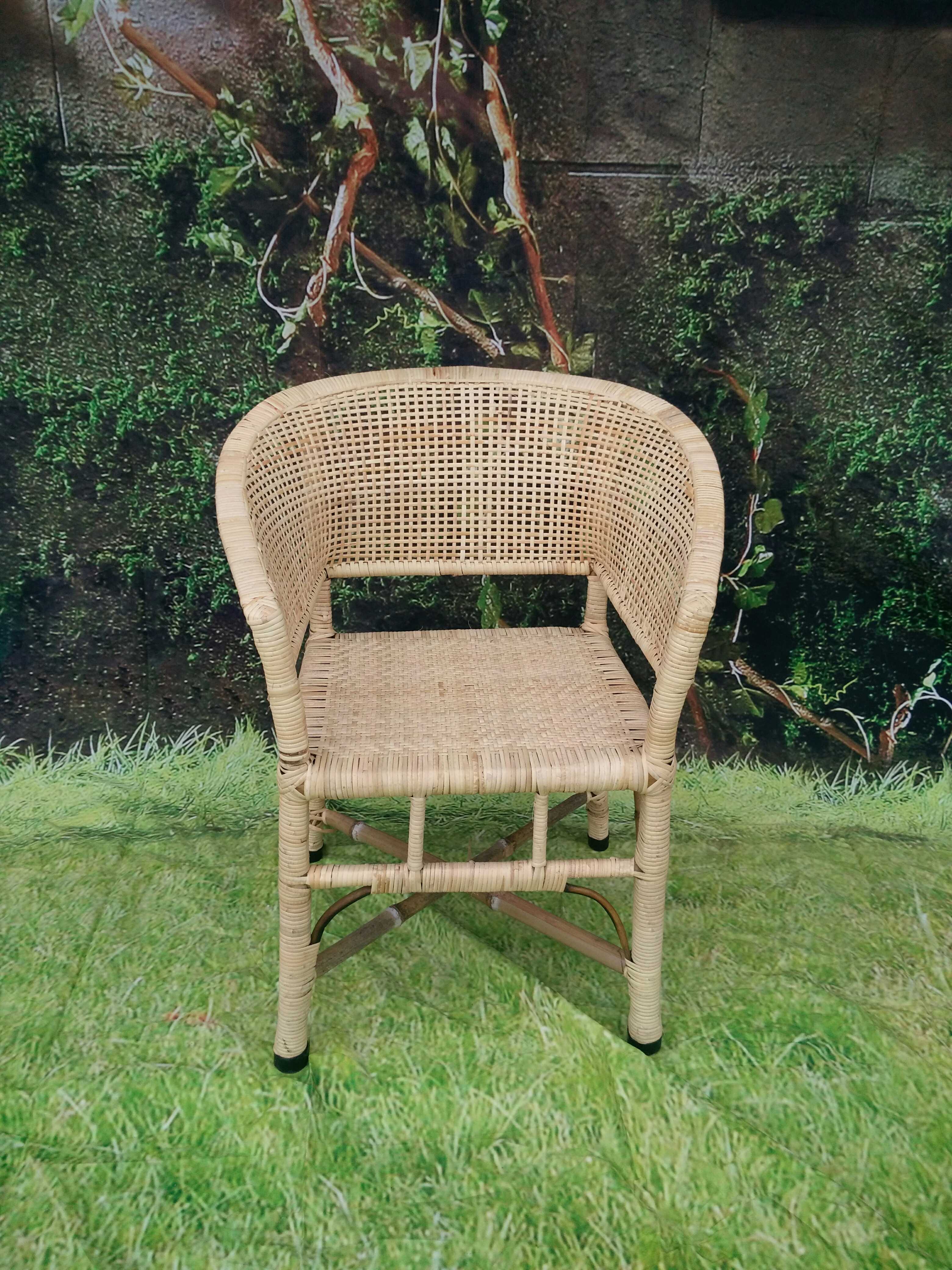 特价包邮老人坐椅电脑椅天然藤椅休闲真藤编阳台桌椅老式精品圈椅