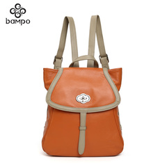 Bampo/the Banpo jewelry counters authentic suede cowhide leather leisure travel backpack Joker fashion shoulder bag