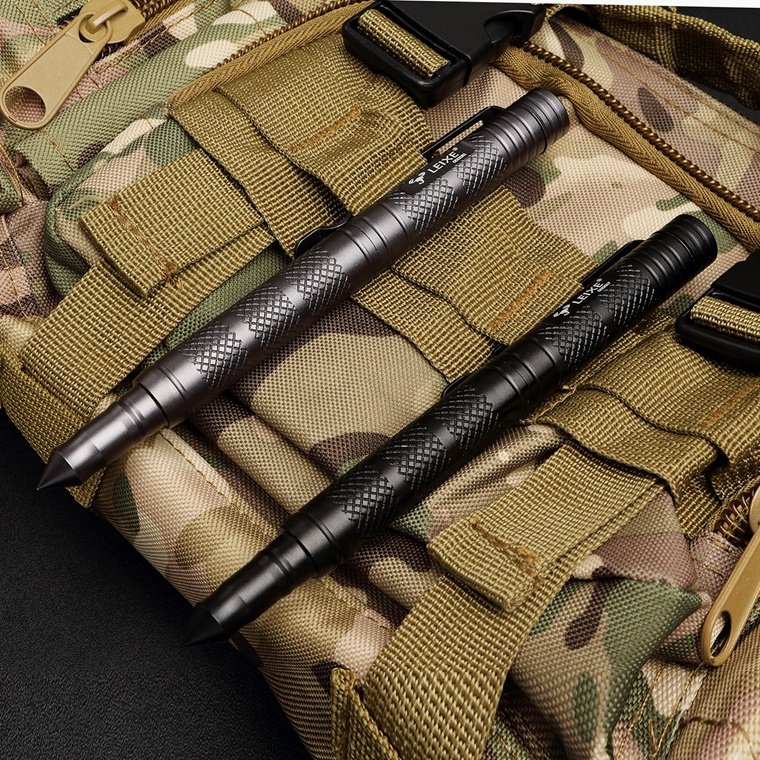 雷蝎edc装备战术攻击笔求生碎玻器航空铝合金防身笔酷棍