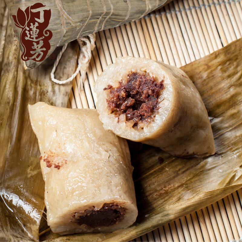 丁莲芳豆沙粽子(4只装)特产湖州粽子 百年经典好味美食粽子大王
