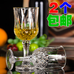 红酒杯无铅葡萄酒杯创意香槟杯钻石高脚玻璃杯子威士忌杯洋酒包邮