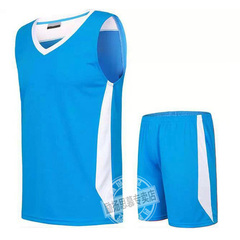 亲子装光版篮球服套装男球衣成人儿童学生 定制篮球队服训练服