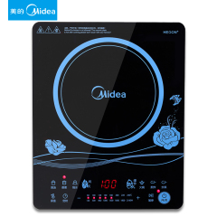 Midea/美的 C21-WT2116电磁炉家用智能电池炉特价触摸屏超薄正品