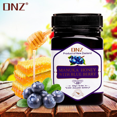 DNZ新西兰原装进口麦卢卡10 蓝莓蜜膏纯净天然特色蜂蜜500g