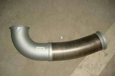 中国重汽豪沃消声器排气管howo排气软管豪沃原厂配套消声器排气管