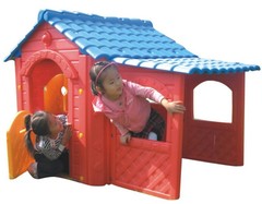 幼儿园游戏屋儿童角色扮演娃娃家农场小屋A型过家家玩具乡村小屋