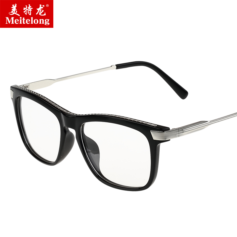 美特龙 韩版复古眼镜框女潮 圆形近视眼镜成品 全框眼睛眼镜架男产品展示图1
