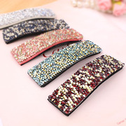 Cool na full rhinestone BB clip Clip hair bangs clip Korean side tiara hair accessories Korean jewelry 6276