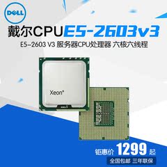 原装正品热销 Dell/戴尔 E5-2603 V3 服务器CPU处理器 六核六线程
