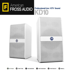 Fross/沸斯 KD10 ktv音响音箱10寸卡包家用家庭卡拉ok音响音箱