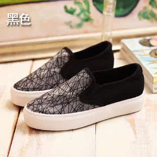 lv superme nike鞋 蓓爾厚底帆佈鞋女鞋樂福鞋懶人鞋網佈鞋網眼鞋網紗鞋平底單鞋6572 nike