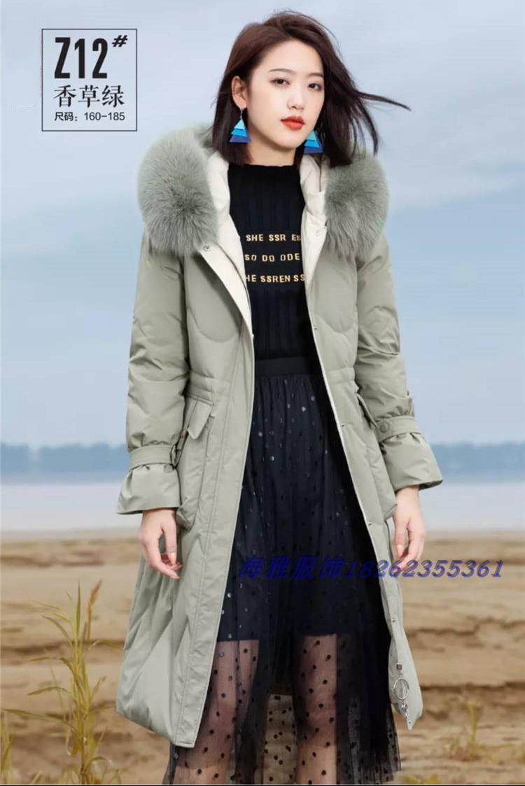 歌羽2019新款z12 女装修身羽绒服九成品z12 女半成品衣壳不含毛领