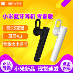 Xiaomi/小米 小米蓝牙耳机青春版无线手机耳塞入耳式挂耳式耳机