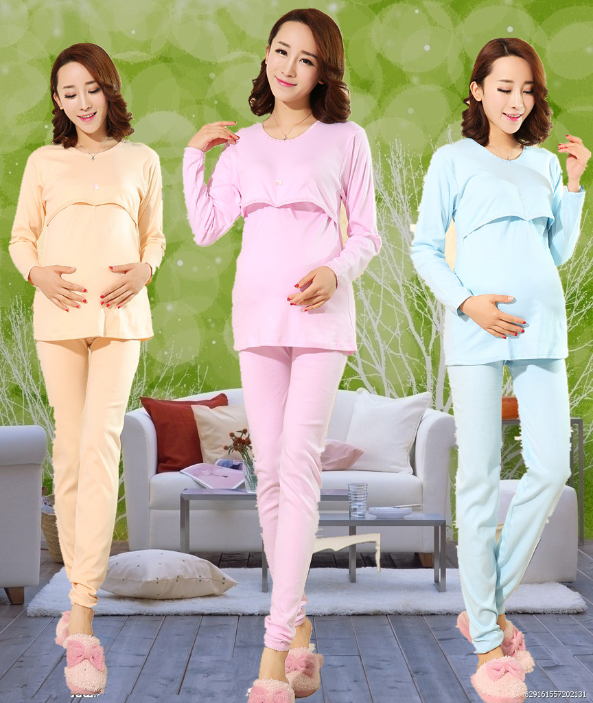 孕妇秋衣秋裤套装纯棉月子服冬季喂奶睡衣线衣裤孕妇哺乳秋衣秋裤在类目 孕妇装/孕产妇用品/营养, 家居服/哺乳装/秋衣裤, 秋衣裤套装中 - 来自Buy2taobao.com提供专业的淘宝代购服务