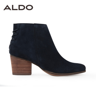 aldo和gucci區別 ALDO 女士短靴側拉鏈粗跟中低跟尖頭鞋短靴女鞋CAZES aldo和gucci同款