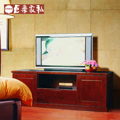 巨桑小康人家KF01B-130实木小户型烤漆电视柜客厅地柜矮柜电视柜