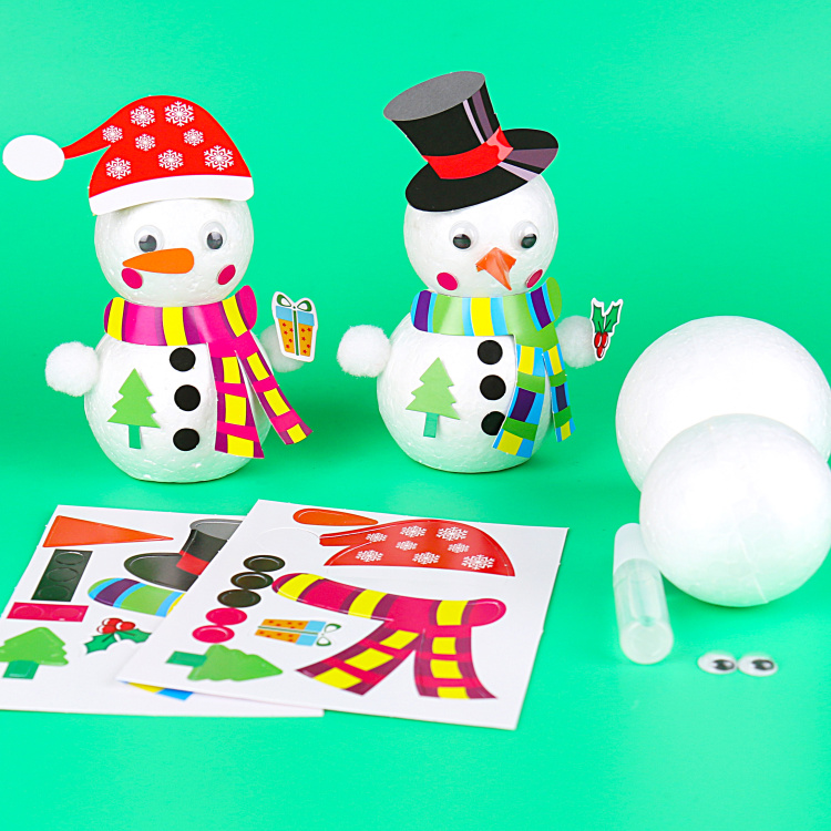 Christmas Styrofoam Snowman kindergarten children manual DIY Material package Selling Christmas giftin the Toy/Childs/Puzzle/Building block/Model , Handmade/Creative DIY , Paste hand creative class category - from Buy2taobao.com to provide professional Taobao agent buy service