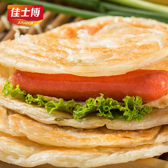 JUSAPOR/佳士博 正宗台湾风味手抓饼早餐葱香家庭袋装5片/包450g