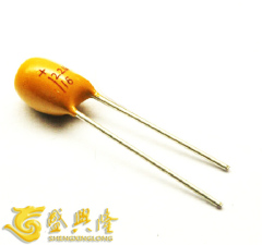 直插钽电容 0.47uf 35V 474L （10个）