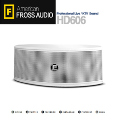 Fross/沸斯 HD606 专业舞台中置音箱同轴单元 5.1家庭影院音响