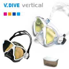 台湾V.DIVE 时尚深潜浮潜水镜 大框视野抗UV蝴蝶面镜 新款多颜色