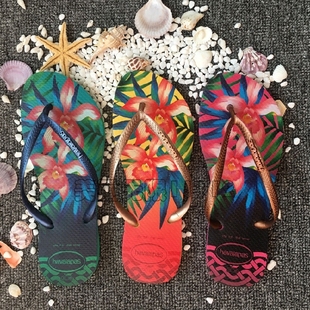 巴西lv價格 2020巴西havaianas正品人字拖哈瓦那SLIM TROPICAL女士腰身熱帶 lv表價格