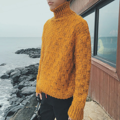 冬季毛衣针织衫男士日系韩版青年学生上衣加厚长袖男2016新款潮流