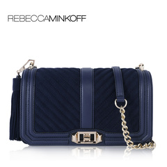 Rebecca Minkoff牛皮单肩斜跨包Love Crossbody With Tassel