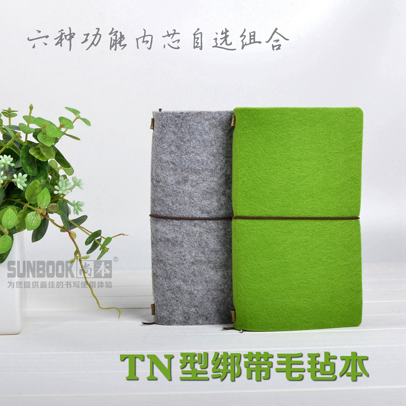 TN型毛毡绑带本A6旅行者日记本Traveler's涂鸦本计划方格芯点线心|msdalam kategori Kamus elektronik/buku kertas elektronik/alat tulis, Ini buku kertas, notebook/Notepad - dari Buy2taobao.com untuk memberikan perkhidmatan ejen Taobao profesional membeli
