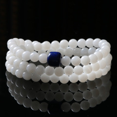 Treasure of natural Crystal Jade lapis lazuli bracelet white lapis lazuli rings bracelets for men and women across the Lapis bracelets