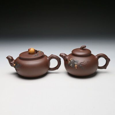 国家级助理工艺师 范利英 《寿桃》《茄段》 350cc 325cc