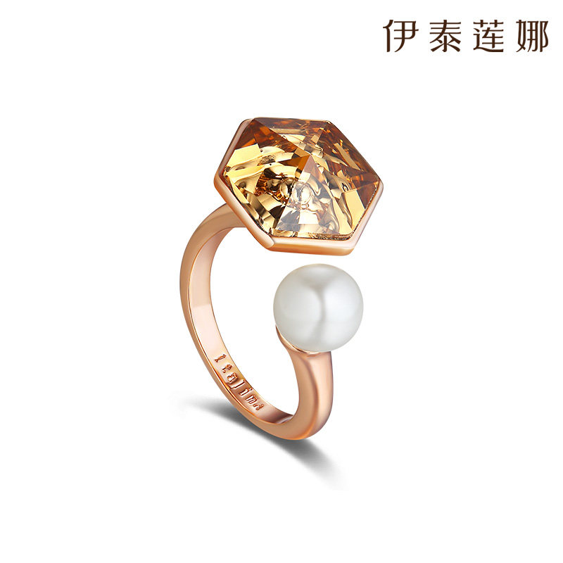 伊泰莲娜戒指指环开口戒简约光熙