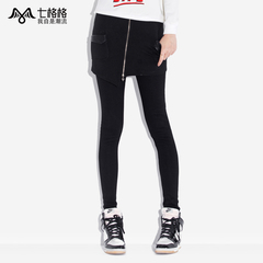 Princess seven fake two-piece slim slimming foot OTHERMIX black pants wearing footless tights