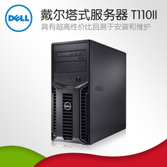 Dell/戴尔T110II入门塔式服务器至强E3数据库小型文件ERP电脑主机