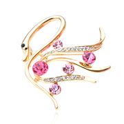 Ya na Korea chest Hua Nan women''s suits sweaters rhinestone accessories Crystal pin brooch shawl chain clasp