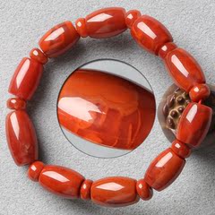 Precious Crystal South natural red agate barrel bead bracelets for men and women with persimmons Passepartout red bracelets benefits