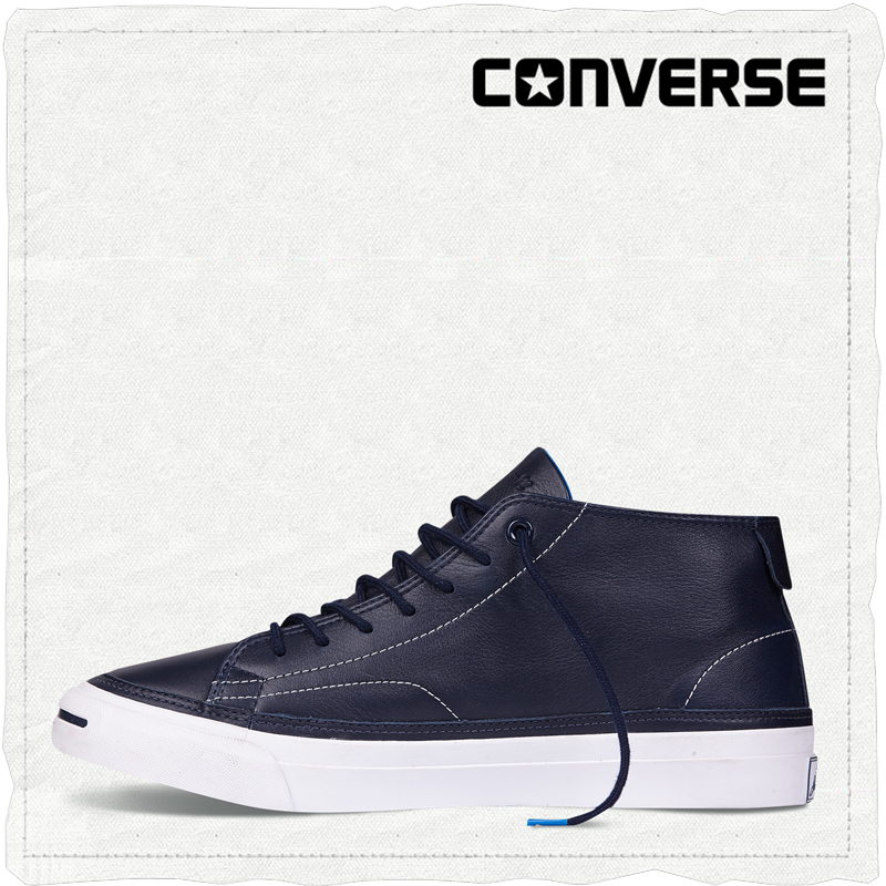 CONVERSE匡威官方 Jack Purcell II 牛皮革纯色开口笑 156365C产品展示图4