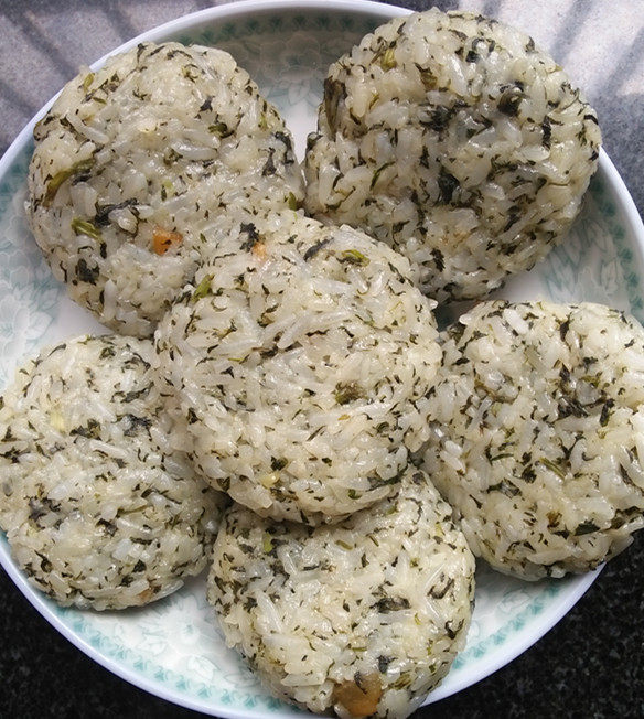 安徽特产六安小吃蒿子糍粑 舒城咸肉蒿子粑粑 糯米饭糍粑12个装