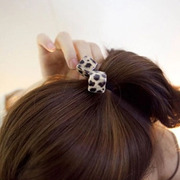 Cool na Korean hair accessories Korean Leopard box hair elastic jewelry string rope 6374