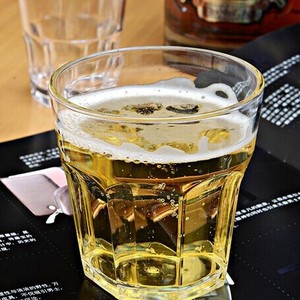 酒吧ktv亚克力啤酒杯子塑料pc八角杯耐摔耐高温洋酒杯一口杯